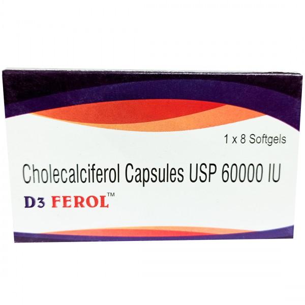 D3 Ferol Softgel Capsule (8 Cap)