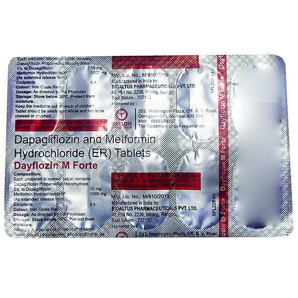 Dayflozin M Forte Tablet (10 Tab)