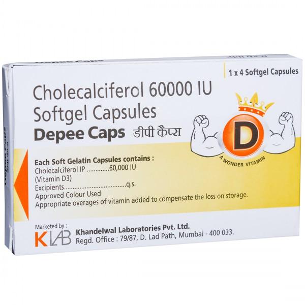 Depee Caps 4 Softgel Capsules