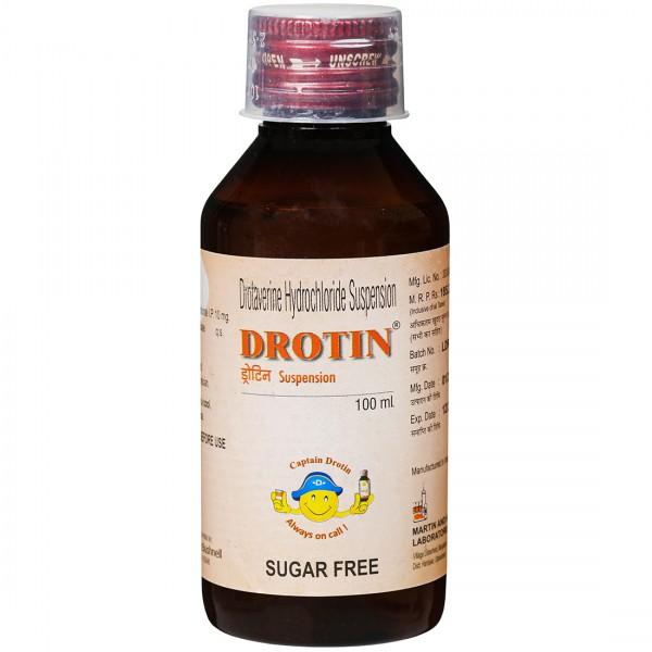 Drotin Sugar Free Suspension 100 ml