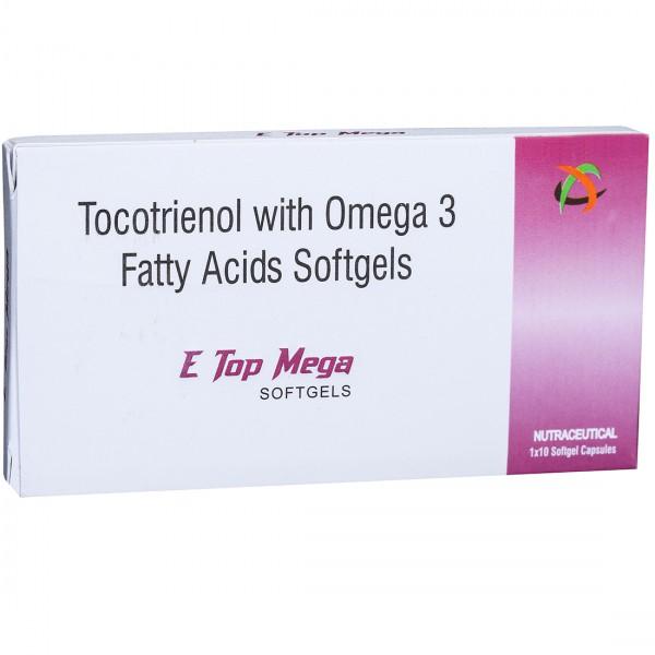 E Top Mega 10 Softgel Capsules