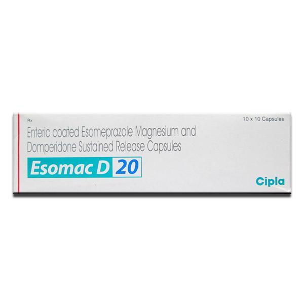 Esomac D 20 mg Capsule (10 Cap)