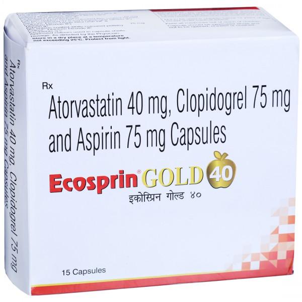 Ecosprin Gold 40 mg Capsule (15 Cap)