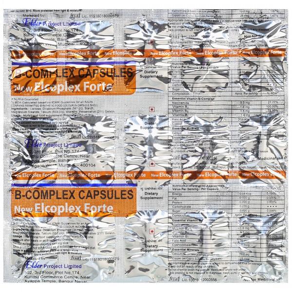 Elcoplex Forte (New) 15 Capsules