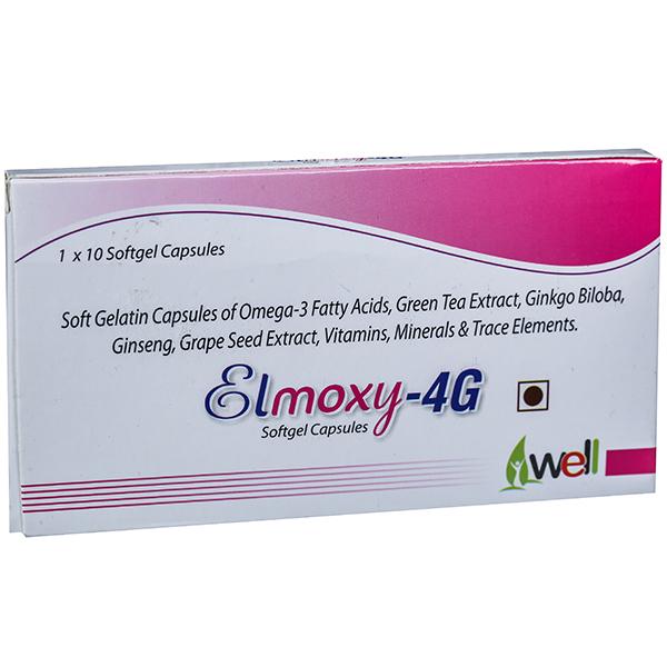 Elmoxy 4G 10 Softgel Capsules