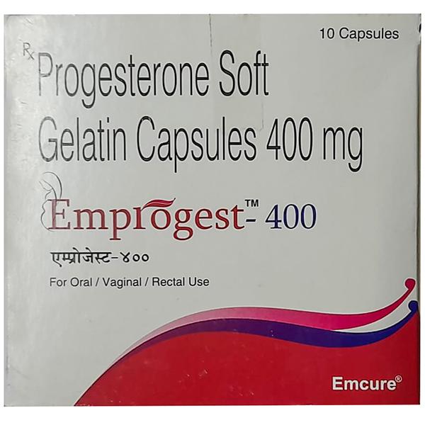 Emprogest 400 mg Capsule (10 Cap)