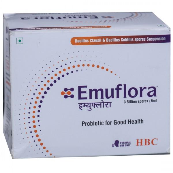 Emuflora (Sugar Free) 3 Billion Spores/5 ml Suspension