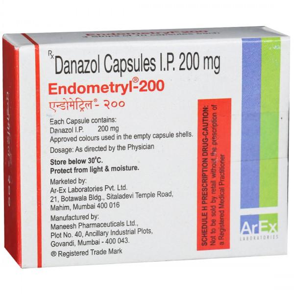 Endometryl 200 mg Capsule (10 Cap)