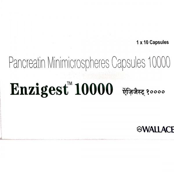 Enzigest 10000 10 Capsules