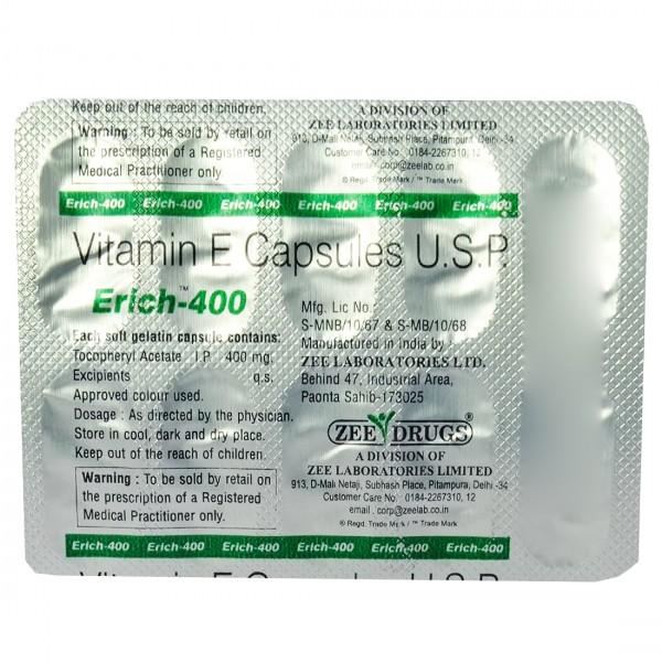 Erich 400 mg Capsule (10 Cap)