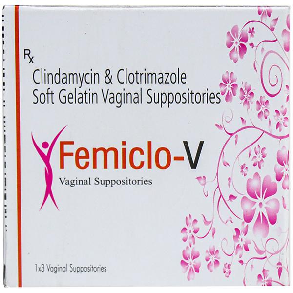 Femiclo V Vaginal Suppositories (3 Suppositories)