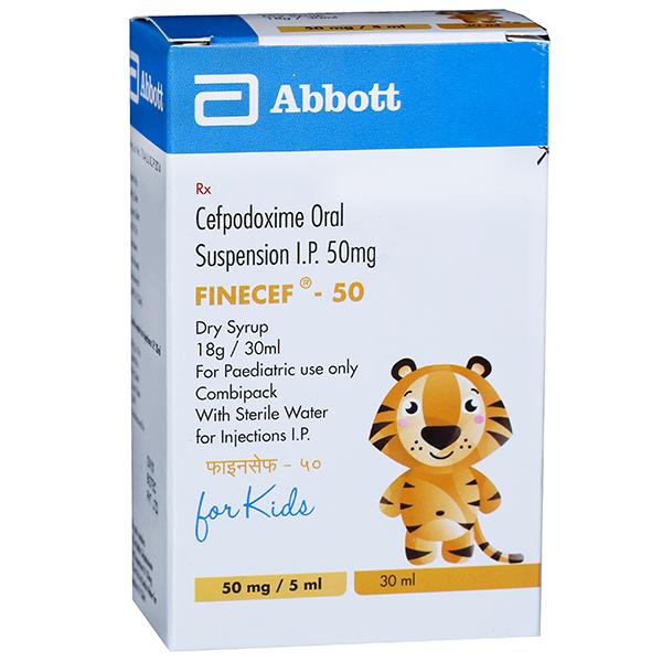 Finecef 50 mg Syrup 18 g/30 ml