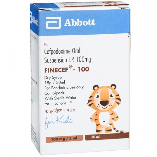 Finecef (For Kids) 100 mg/5 ml Dry Syrup 30 ml