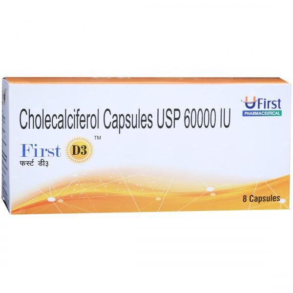 First D3 8 Capsules