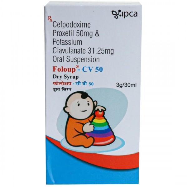 Foloup CV 50 mg Oral Suspension 3 g/30 ml