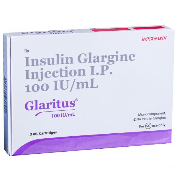 Glaritus 100 Iu/ml Injection 3 ml (5 Cartridge)