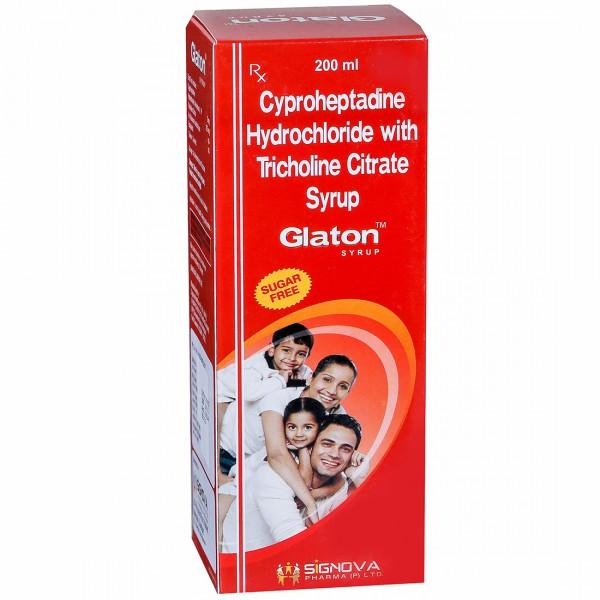 Glaton Sugar Free Syrup 200 ml