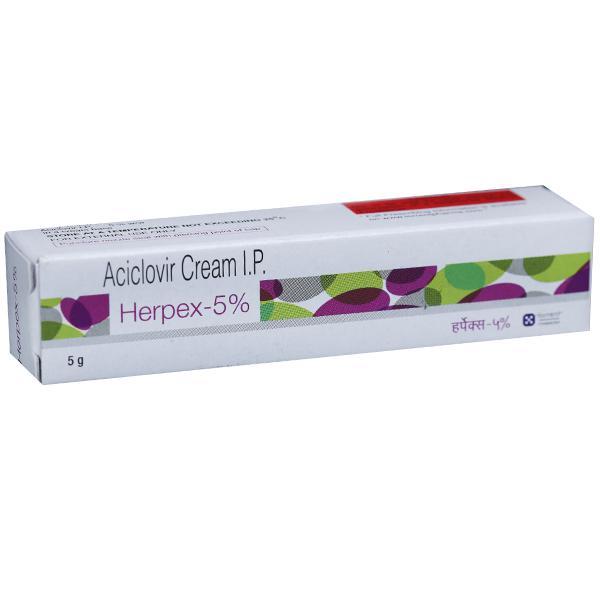 Herpex 5% Cream 5 gm
