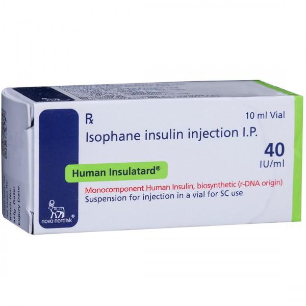 Human Insulatard 40 IU Injection 10 ml (Vial)