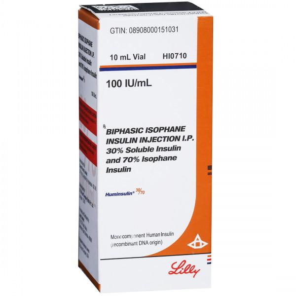 Huminsulin 30/70 Injection 100 IU 10 ml (Vial)