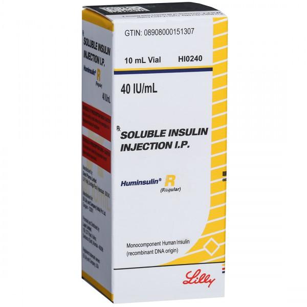 Huminsulin R 40IU Injection 10 ml (Vial)