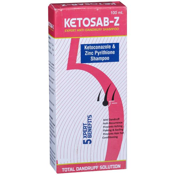 Ketosab Z Anti Dandruff Shampoo 100 ml