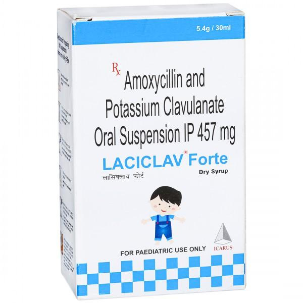 Laciclav Forte Dry Syrup 5.4 g/30 ml