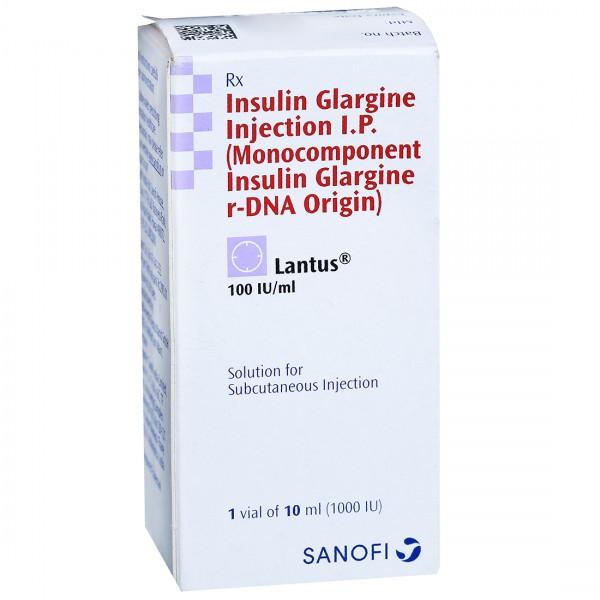 Lantus Injection 100 Iu/ml Vial 10 ml