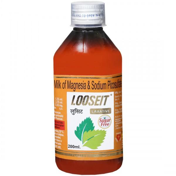 Looseit Laxative (Sugar Free) Peppermint Flavour Suspension 200 ml