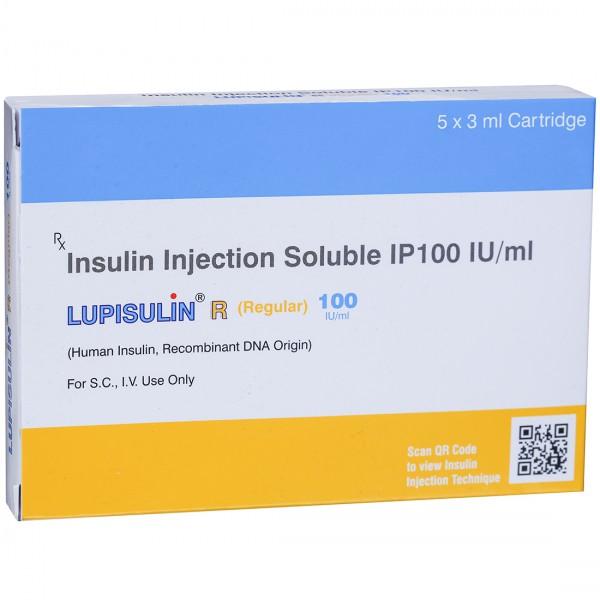 Lupisulin R 100 Iu/ml 3 ml Cartridge (5 Cartridge)