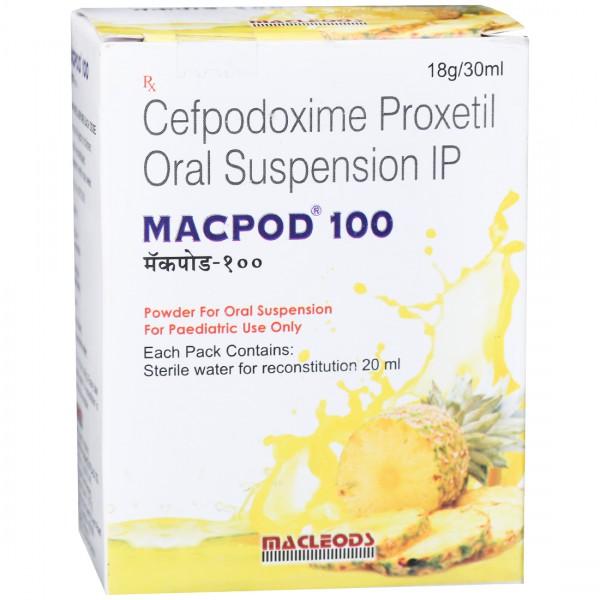 Macpod 100 mg Oral Suspension 30 ml