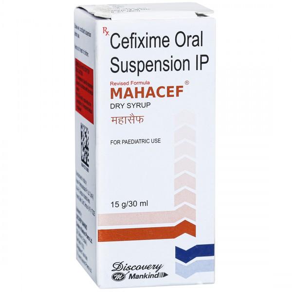 Mahacef 50 mg Dry Syrup 15 g/30 ml