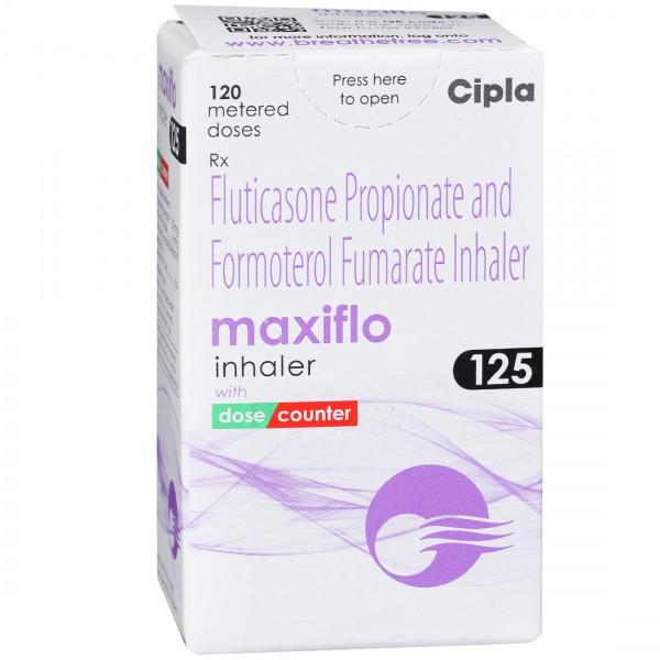 Maxiflo 125 mcg Inhaler 7.2 g (120 Metered Doses)