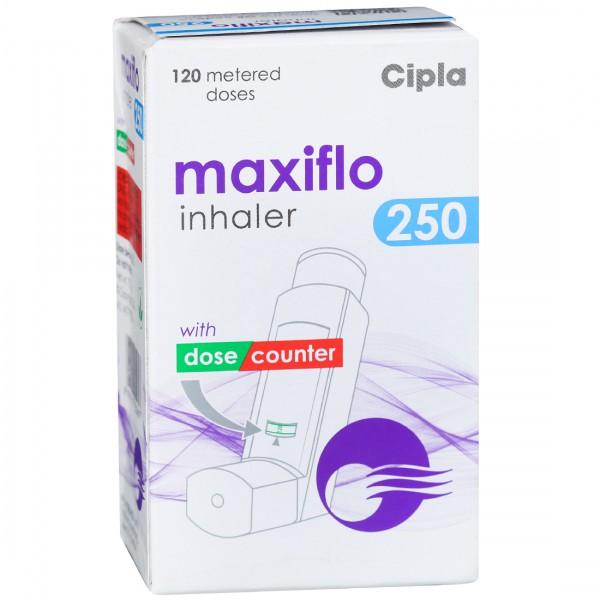 Maxiflo 250 mcg Inhaler 7.2 g (120 Metered Doses)