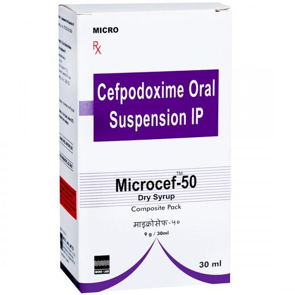 Microcef 50 mg Dry Syrup 30 ml