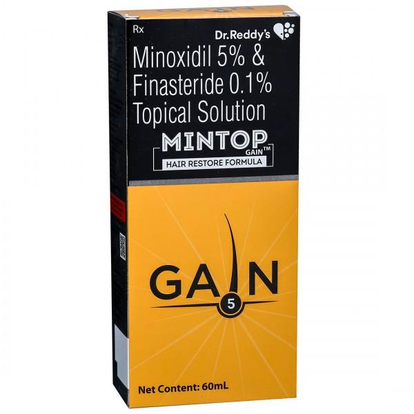 Mintop Gain 5 % Solution 60 ml
