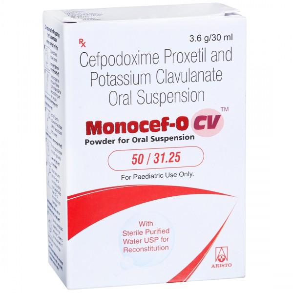 Monocef O CV 50/31.25 mg Dry Syrup 30 ml
