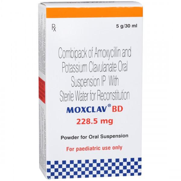 Moxclav BD 228.5 mg Suspension 5 g/30 ml