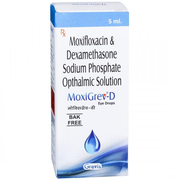 Moxigrev D Eye Drops 5 ml