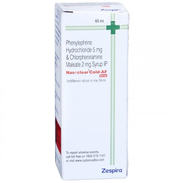 Nasoclear Cold AF Syrup 60 ml