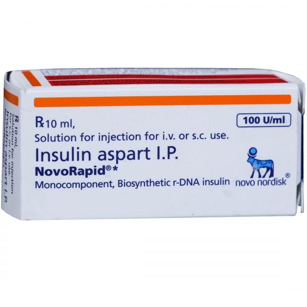 Novorapid 100 Units/ml Vial 10 ML