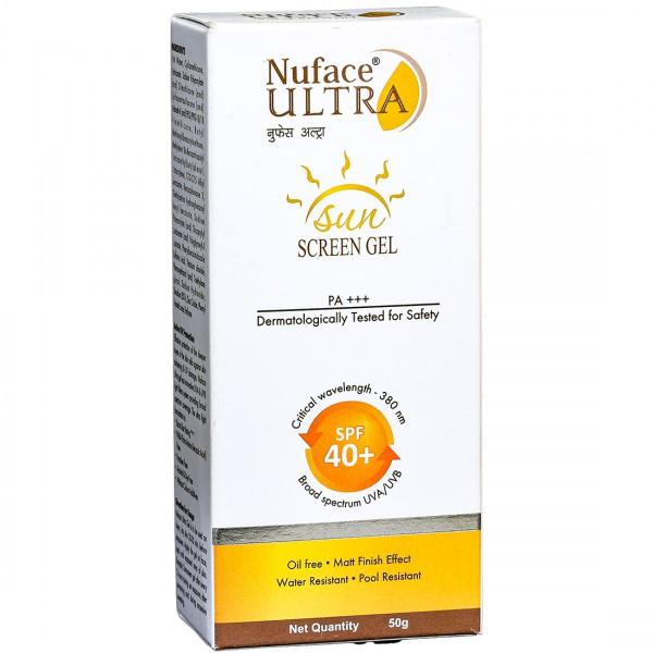 Nuface Ultra (SPF 40+) Sunscreen Gel 50 gm