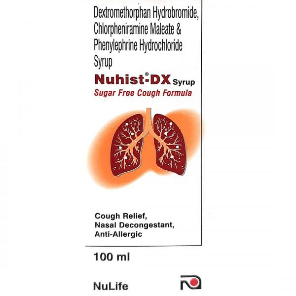 Nuhist DX Sugar Free Syrup 100 ml
