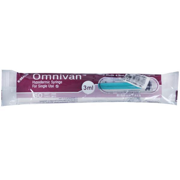 Omnivan (B Braun) Hypodermic Syringe 3 ml