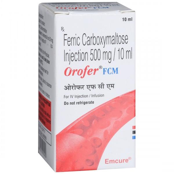 Orofer Fcm 500 mg Injection 10 ml