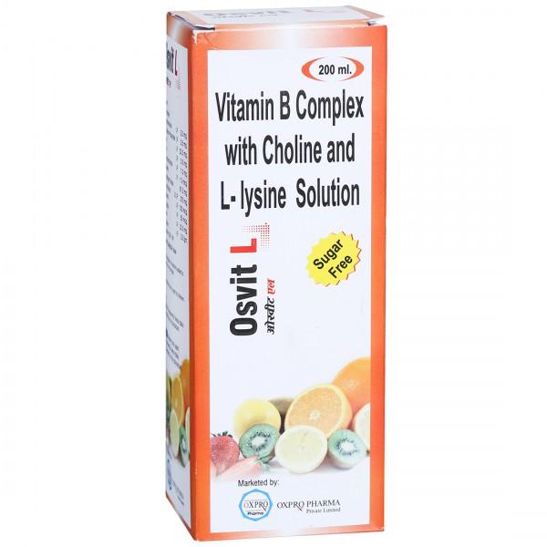 Osvit L Sugar Free Solution 200 ml