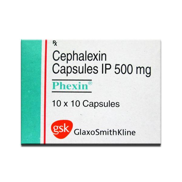 Phexin 500 mg Capsule (10 Cap)
