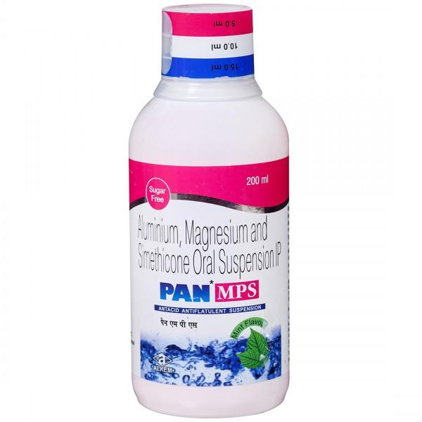 Pan Mps Mint Flavour Sugar Free Suspension 200 ml