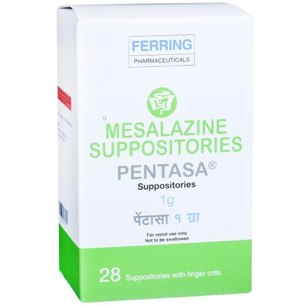 Pentasa 1 g Suppositories (28 Suppositories)