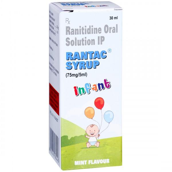 Rantac (Mint Flavour) 75 mg/5 ml Syrup 30 ml